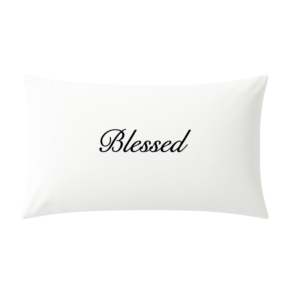 Blessed Personalised Pillowcase Gift Set Luxury Custom Name with Affirmation