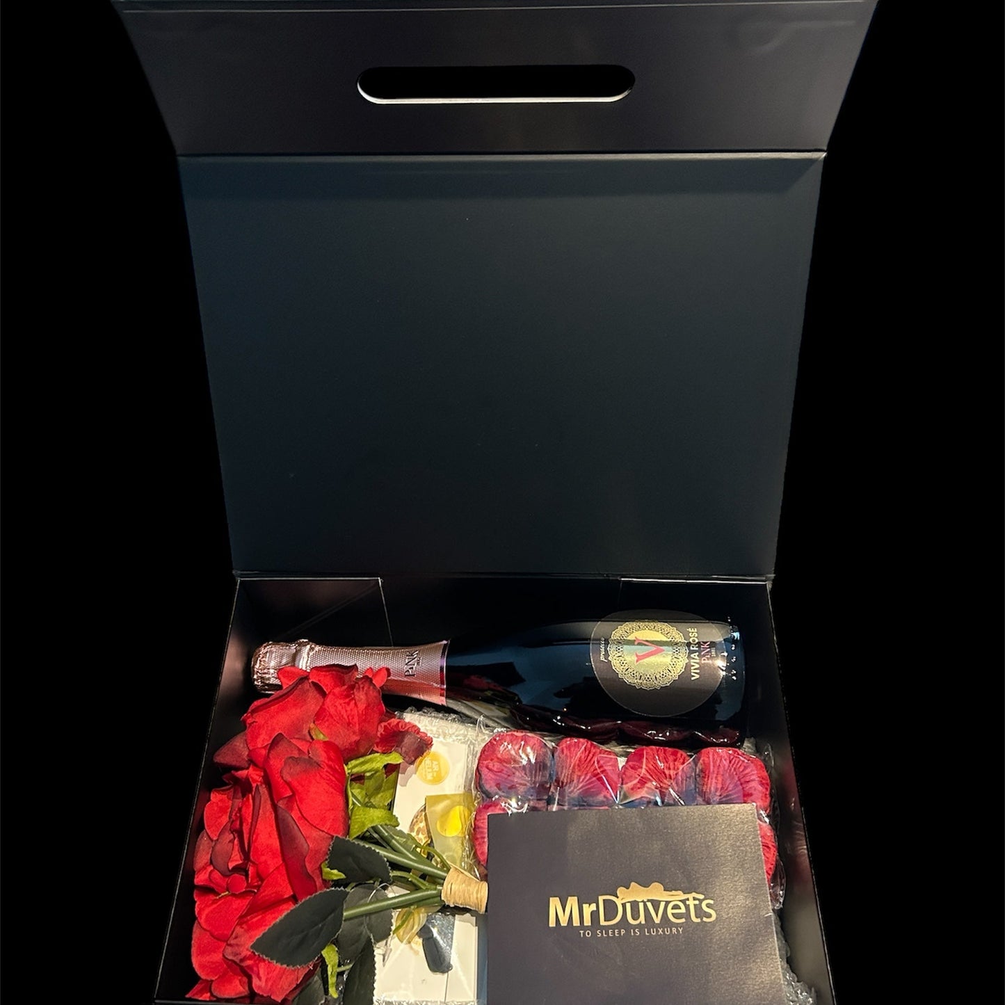 Happy Anniversary Pillowcases & Prosecco Experience Box