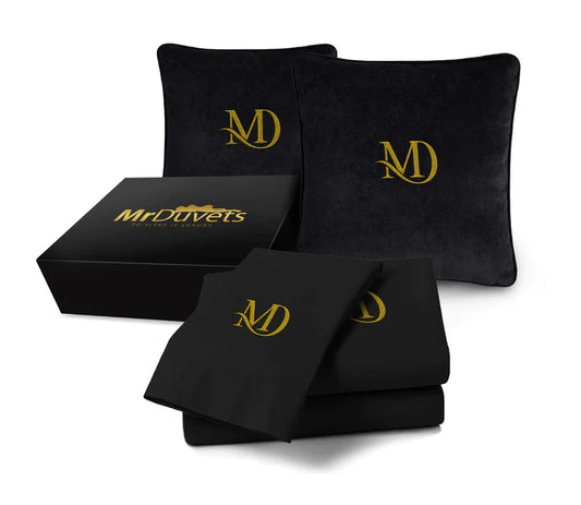 monogram black luxury bedding set