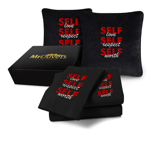 5 Piece Self Love Luxury Bedding Set 