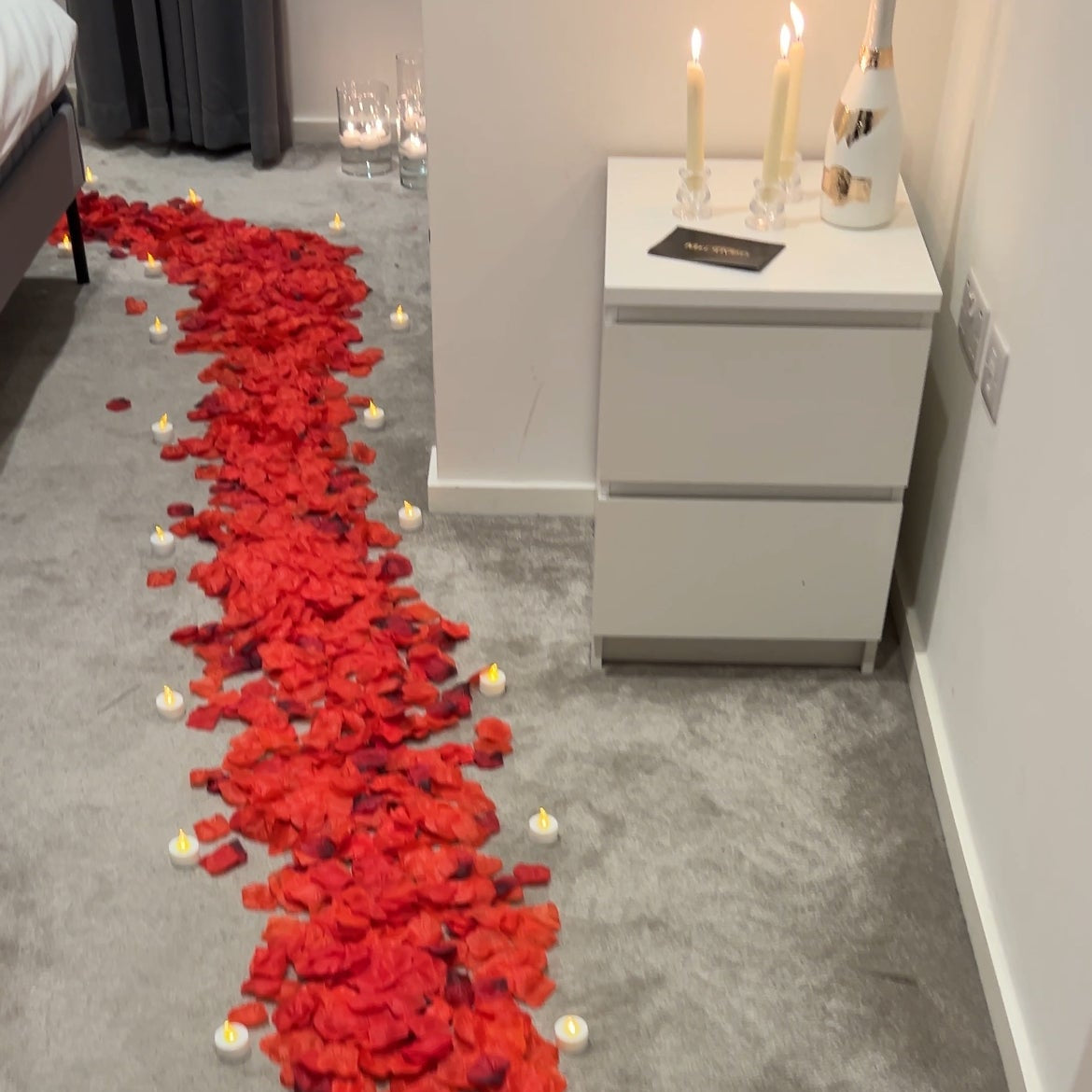 Happy Anniversary Romantic Luxury Bedroom Set Up Experience 2