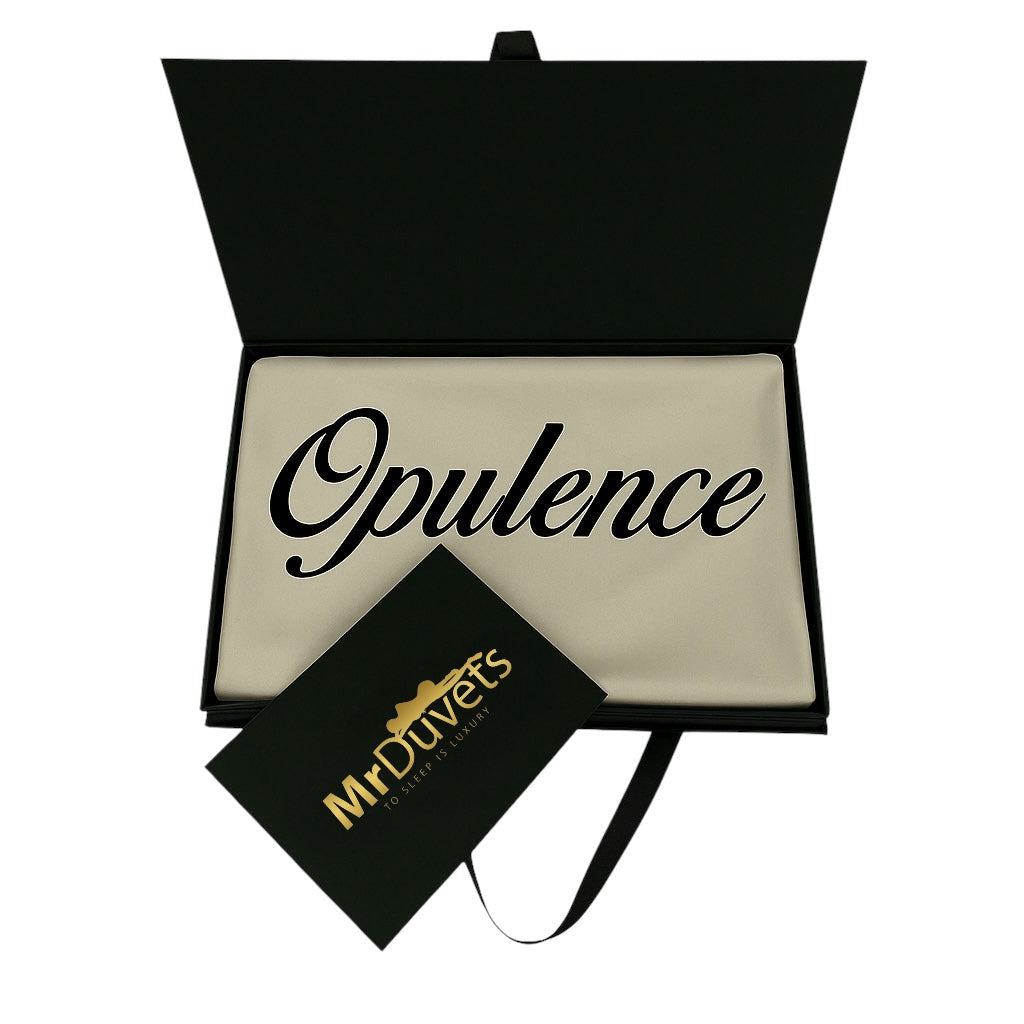 Opulence Personalised Pillowcase Gift Set Luxury Custom Embroidered Bedding for Elegant Living