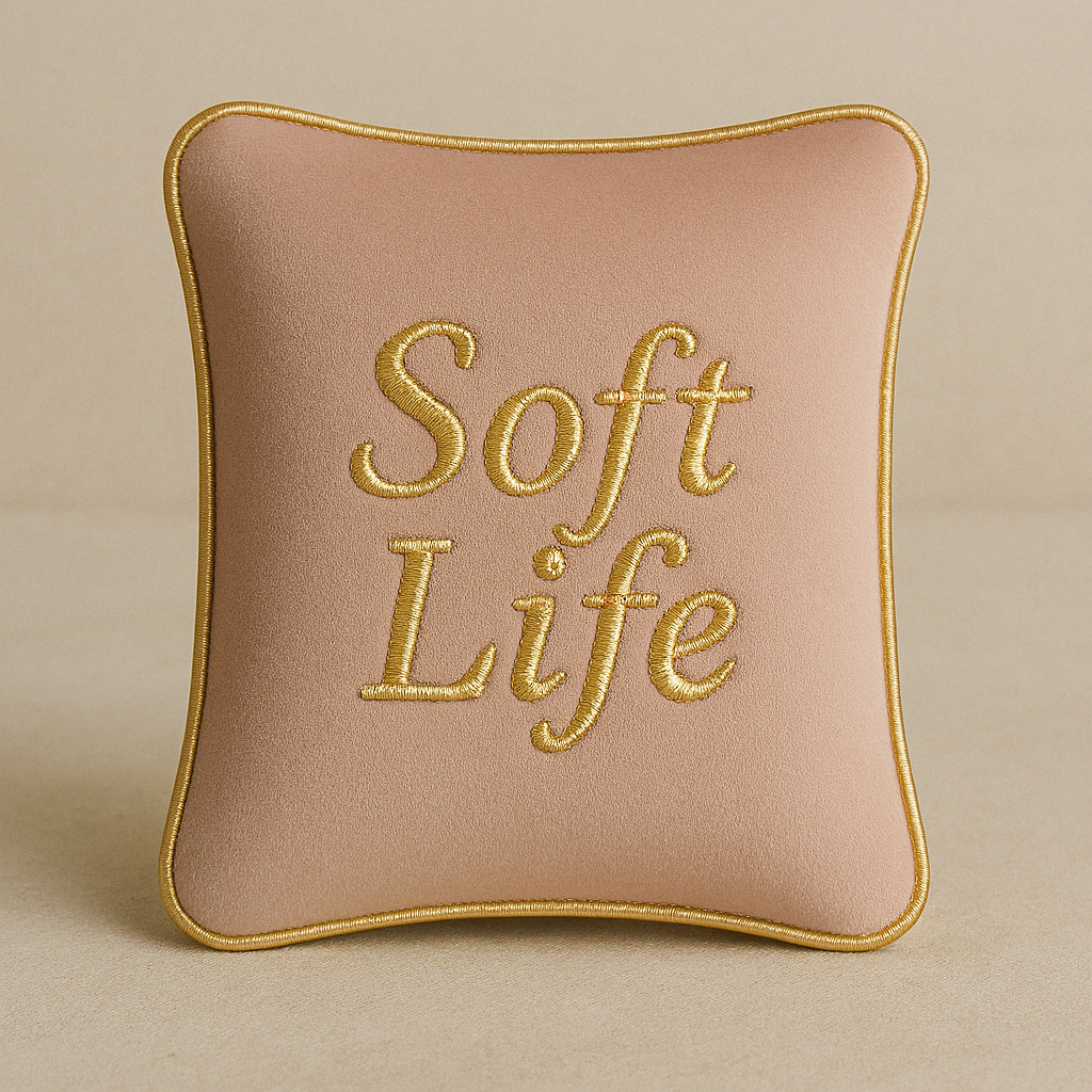 Soft Life Pink Mini Cushion LIMITED EDITON Gift Box