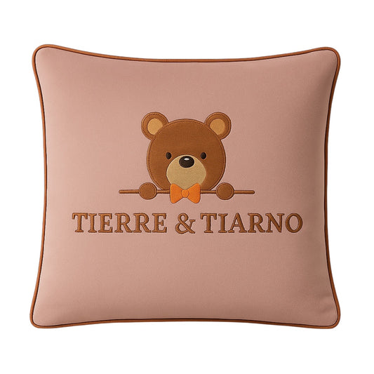 Tierre & Tiarno Signature Pretty Pink Luxury Kids Cushion