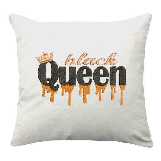 Black Queen drip cushion - MRDUVETS
