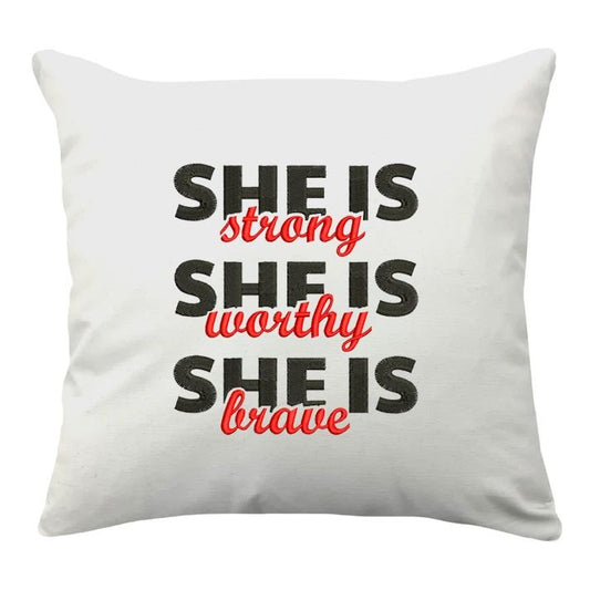 She is strong cushion - MRDUVETS